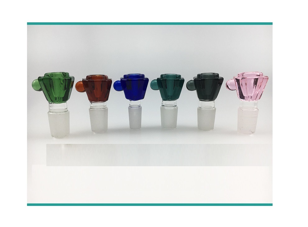 

Smoking Accessories Thick Glass Bowl For Hookah 14mm 18mm Male Joint 6 color Funnel Bowls Smoking Piece Tool For Tobacco Bong Oil Dab Rig Burning Water Pipe