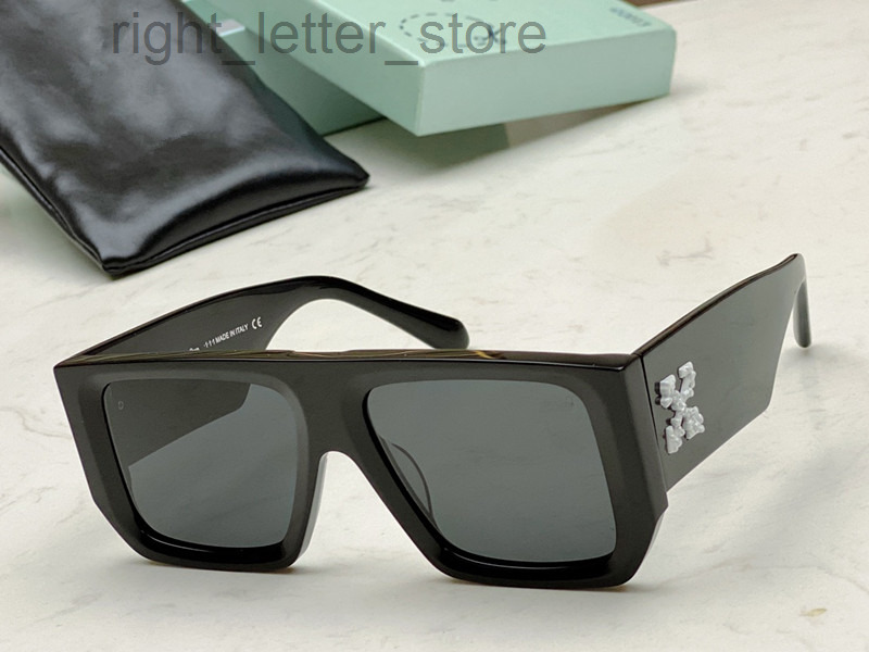 

summer OFF fashion sunglasses women WHITE Trendy rectangular glasses uv400 Men and women outdoor leisure sunshade mirror W220811