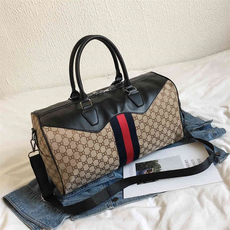 

87% Off To Shop Online Handbag Store on Autumn and Winter High-capacity Travel Sports Single Shoulder Short Distance Portable Travel bags, Width 48cm height 25cm thickness 21cm ha