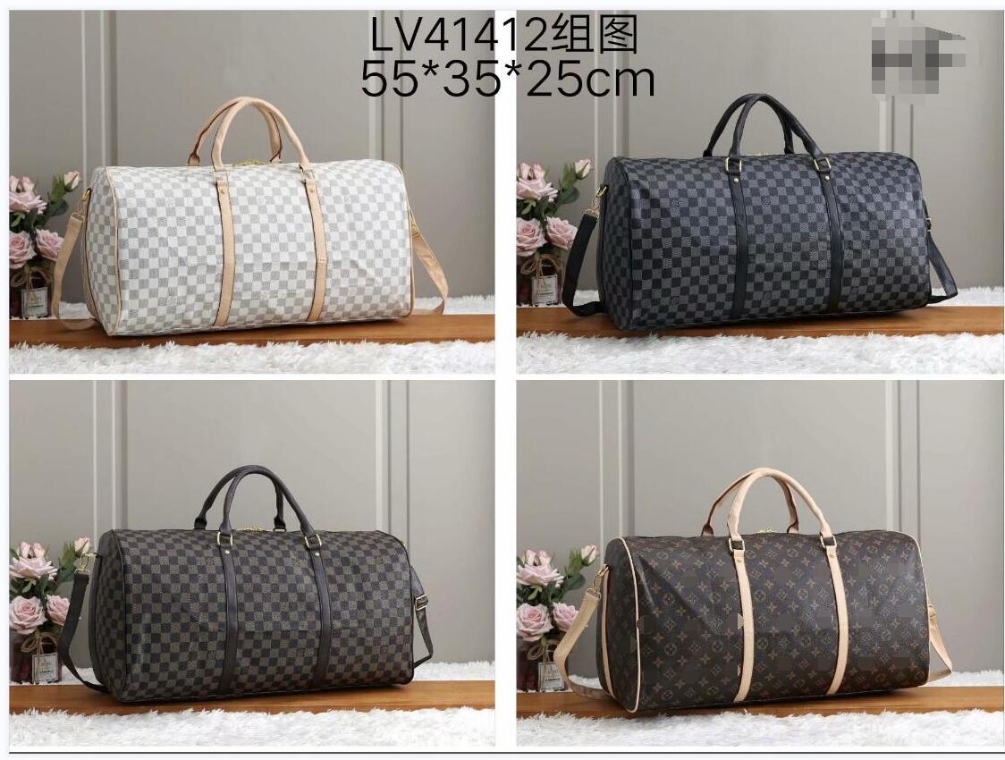 

GGs Louiseity Viutonity LVs Handbag 54cm Man DUFFLE Travel shoulder Bag Mens Duffel Backpack Outdoor Sport Luggage bag Male Messenger Bags, Brown old flower