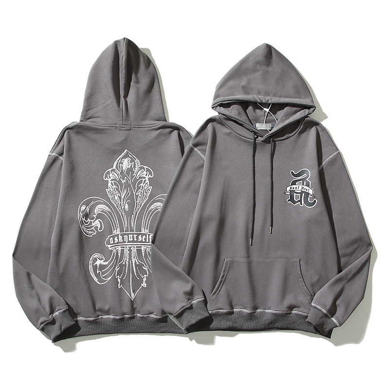 22FW Sweats Vintage Hoodies Hommes Femmes Imprimer Pull Hoode Hip Hop Pulls