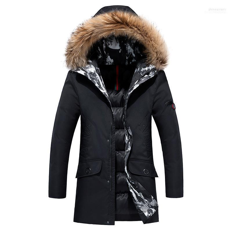 

Winter Jacket Men 2022 Fashion Fur Hooded Male Parka Mens Solid Thick Jackets Cotton Coats Man Fleece Parkas Windbreaker1 Phin22, Blue