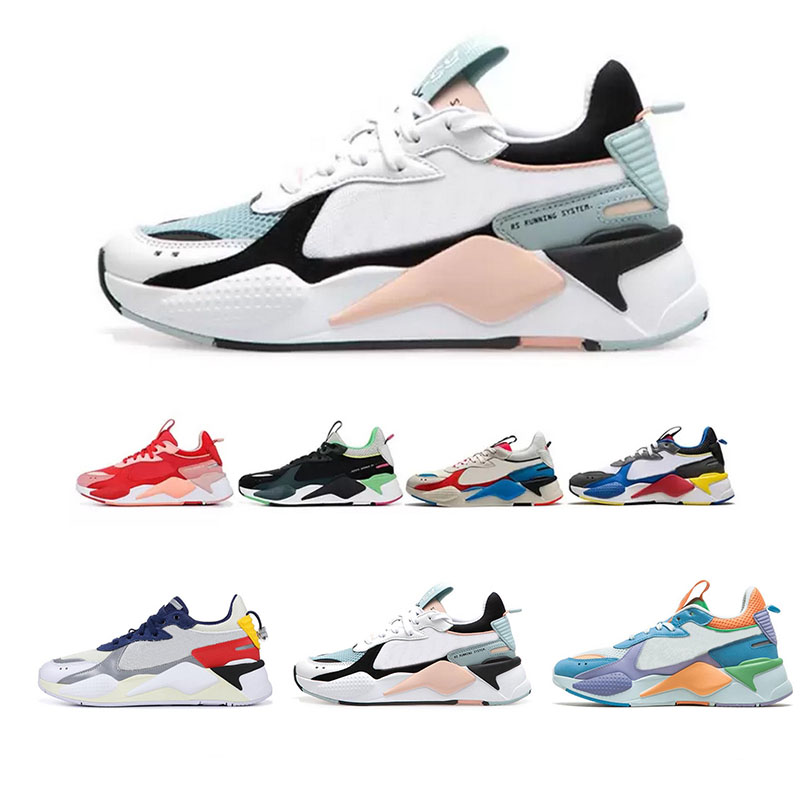 2022 Designer de luxe RS-X Chaussures décontractées pour hommes Transformation de roue chaude Chaussures noires cool Sneakers entraîneurs de cour