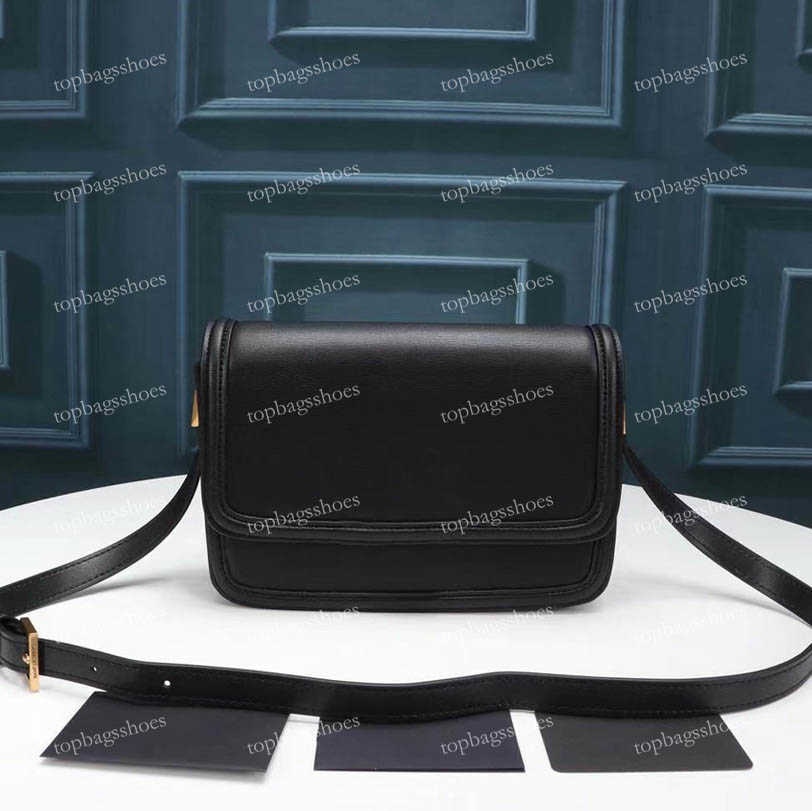 

5A+ Designer Flap Chain Bags Genuine Real Leather Handbag Purse Graceful Luxury Women Soft 2022 Black Red Brand Fashion Camera Baguette, 19cm