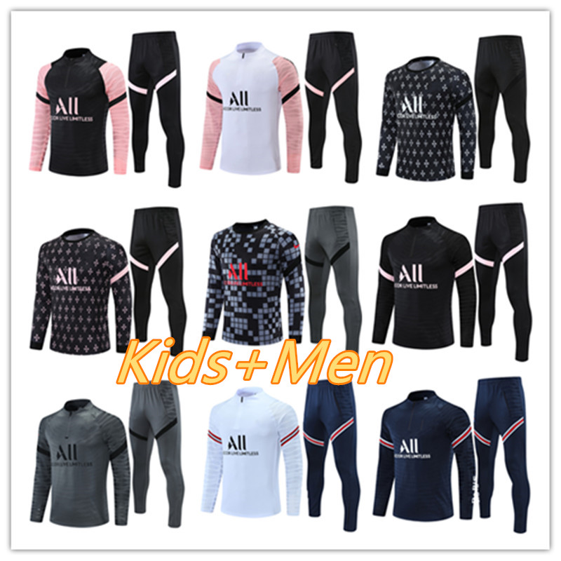 Veste de survêtement de football 2022 2023 Ensembles de survie à manches longues Homme Sportswear Adult Training cosits Footbal Fashion Designer