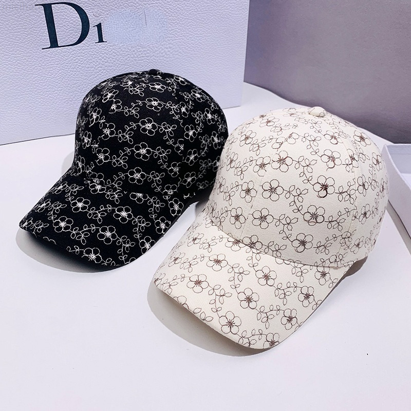 

Women hats Flower Baseball Caps Summer luxury gorros Sunhat visors Peaked caps kpop Hip Hop hat Outdoor Beach chapeu feminino Y220716, White