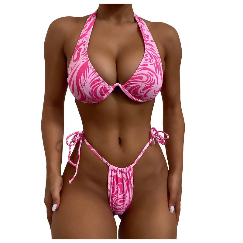 

Women' Swimwear Women Swimsuit Color Two-Piece Split Bathing Suit Suits For Teens Girls 2 Piece Juniors Swimsuits Two Halter TopWomen, Blue