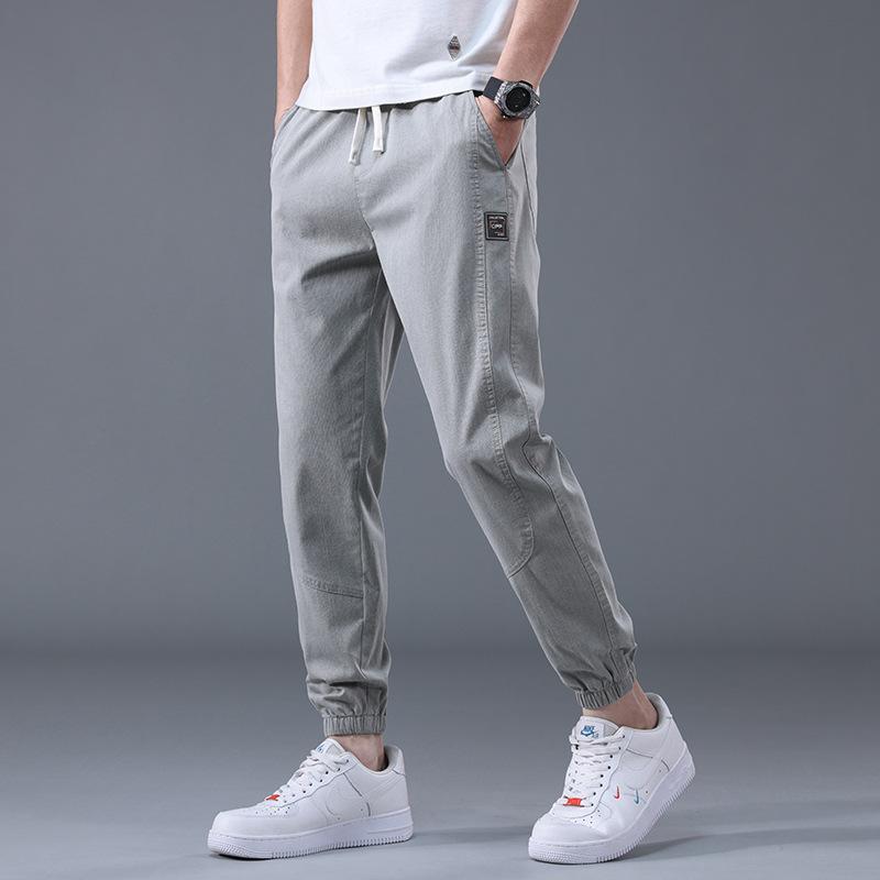 

Men's Jeans Spring Summer Cotton Jogger Pant Men Pants Harajuku Cargo Casual Harem Denim Korean Hip Hop Sweatpants Male Trousers 4XLMen's, Black