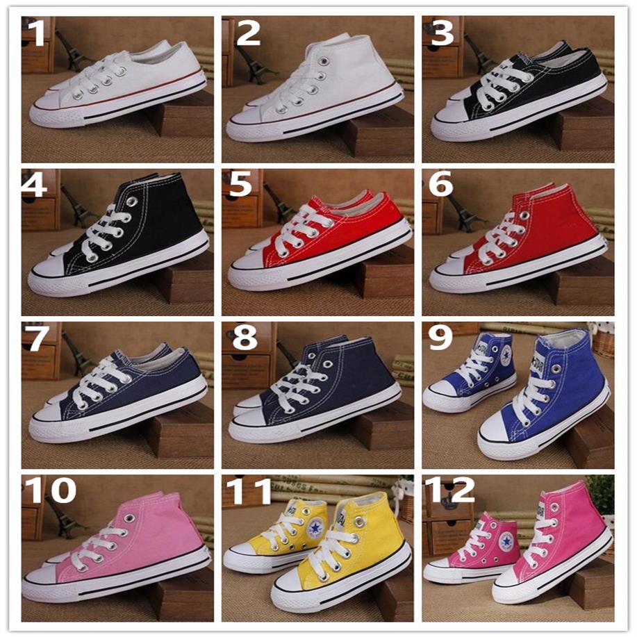

high quality new brand kids canvas shoes fashion high low shoes boys and girls baby sports canvas shoes eur size 2434279R, Children size