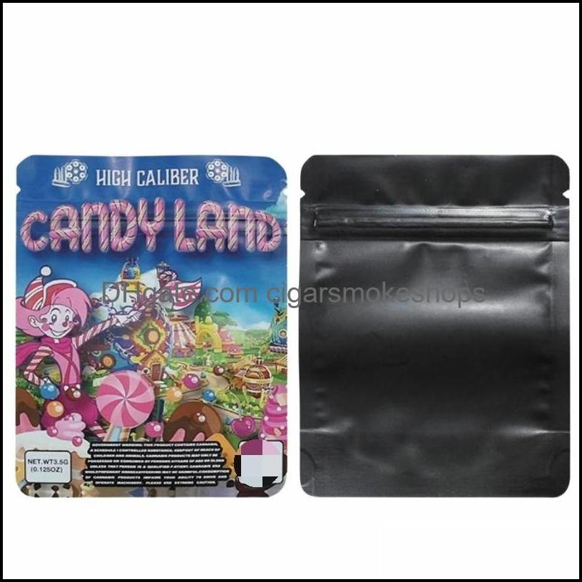 

Packing Bags 10X12.5Cm Empty Mylar Stand Up Poly Bag In Bundle Smell Proof Zipper Plastic Packaging Food Storage Alu Mylarbagshop Dhoak