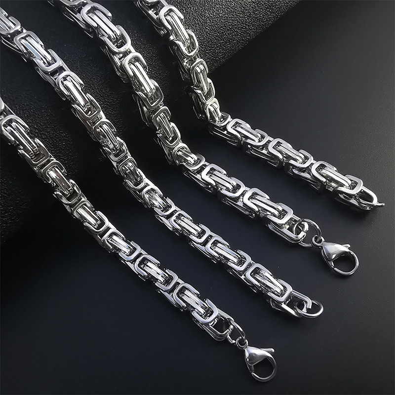 

Fashion Stainless Steel Chain Men's Necklace Necklace Neck
