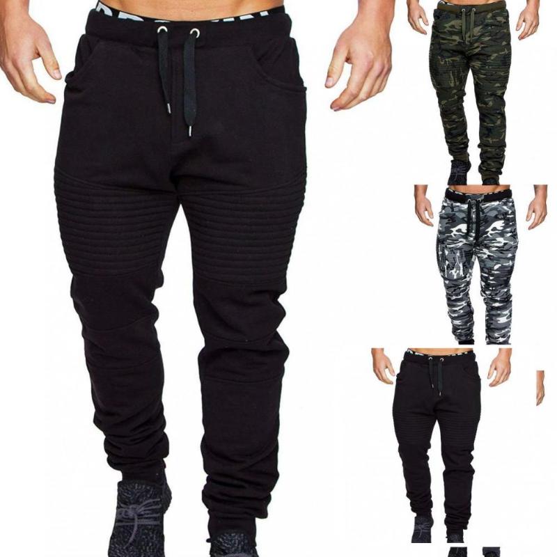 

Men's Pants Elastic Waist Trendy Anti-pilling Spring Sweatpants Soft Long For Sports, Black