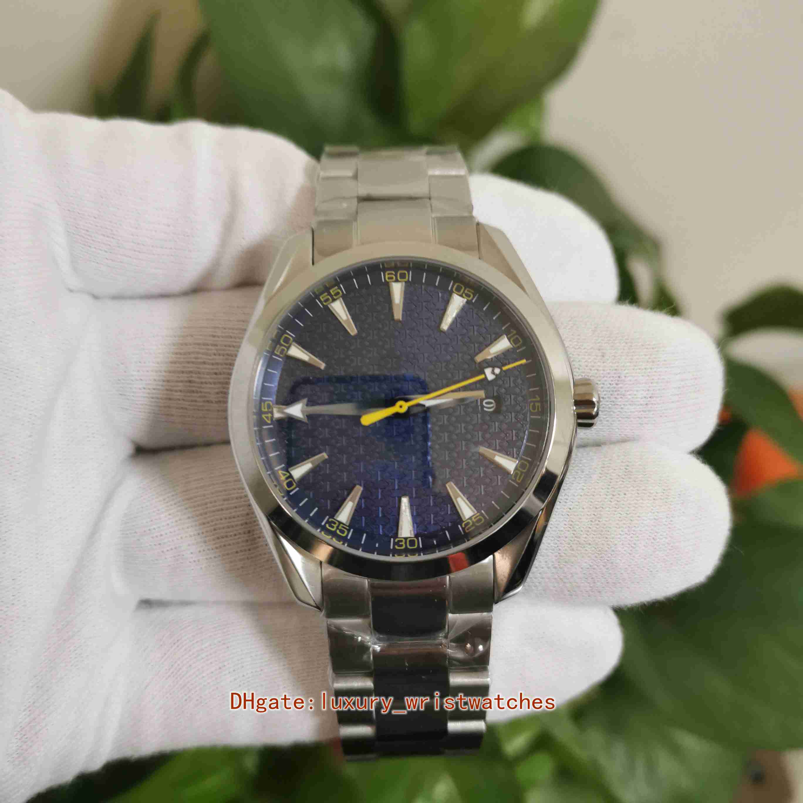 

Perfect High Quality Watches 41.5mm Aqua Terra 150M 220.10.41.21.03.004 Stainless Steel Transparent Mechanical Automatic Mens Watch Men's Wristwatches, No box papers