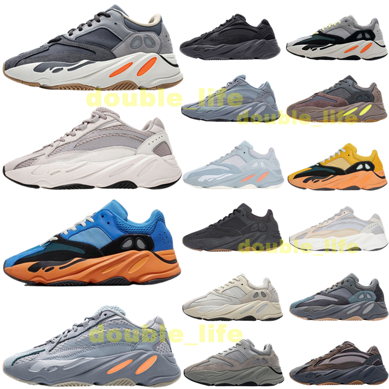 2022 Sports 700 Chaussures de course Argile marron azareth Bright Cyan Honey Flux Mens Pyrite Stone Salt Cream Enflame Amber Men Women Trainers S