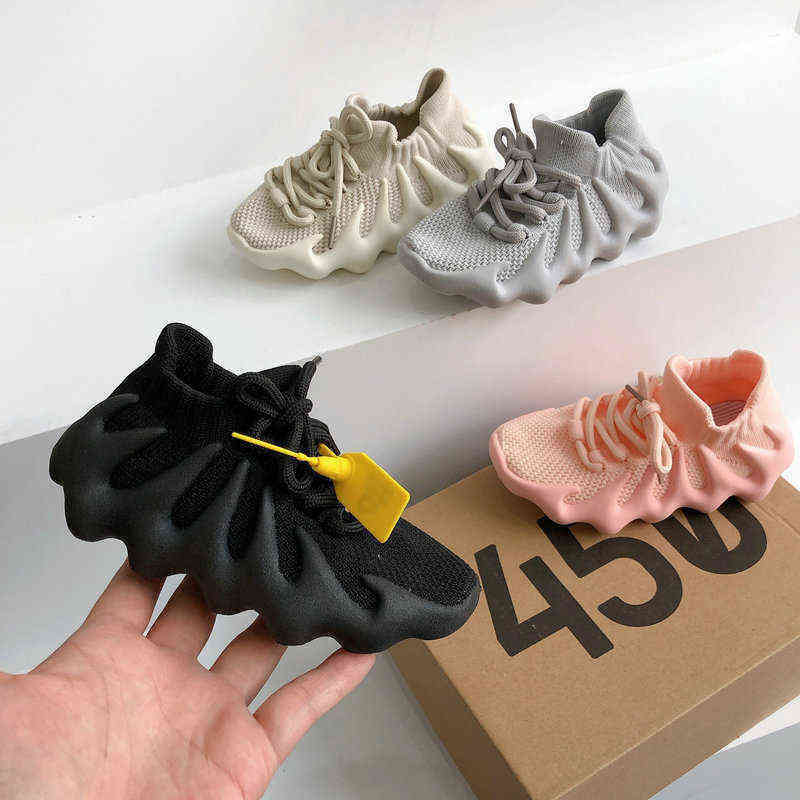 

Korean version of soft soled sports autumn boys' coconut girls' flying woven casual one step on Octopus shoes, Black