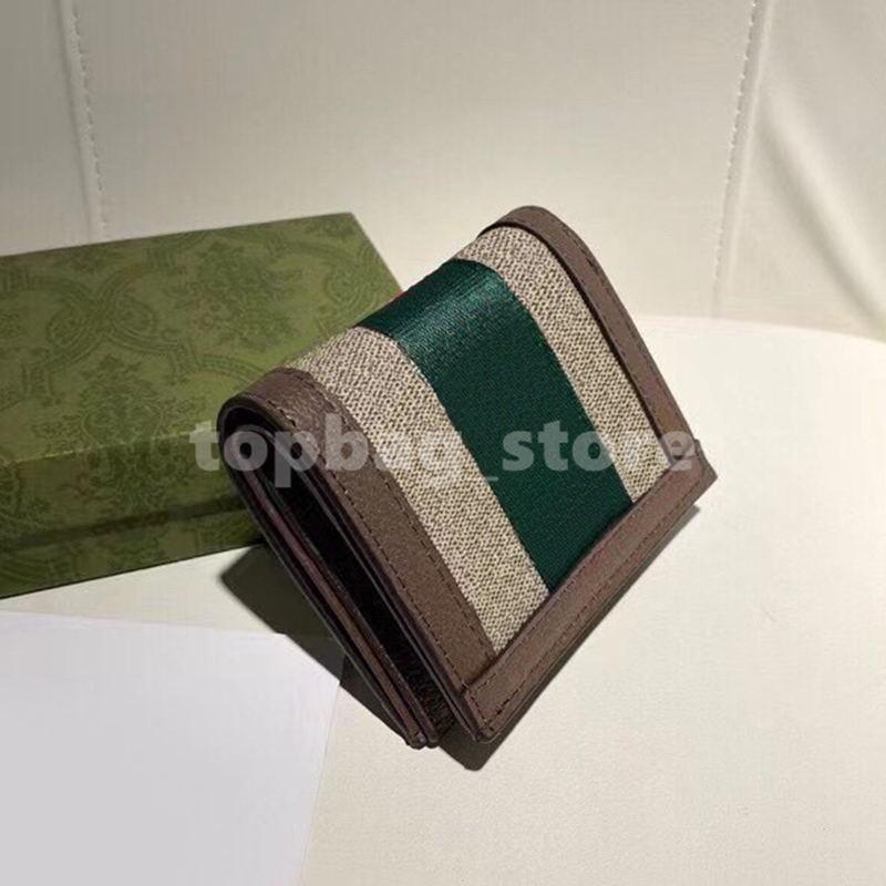 

Luxury Design Wallet Purses Men Women Short Wallets Metal logo decoration Ladies handbags Fashion Coin Purses Card Holders, Brown