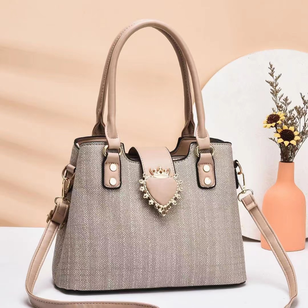 

New Fashion Temperament PU Soft Leather Handbags, Black