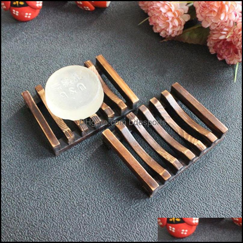 

Soap Dishes Bathroom Accessories Bath Home Garden Wood Hollow Rack Natural Wooden Bamboo Tray Holder Sink Deck Bathtub Shower Dish Box Dro, As shown