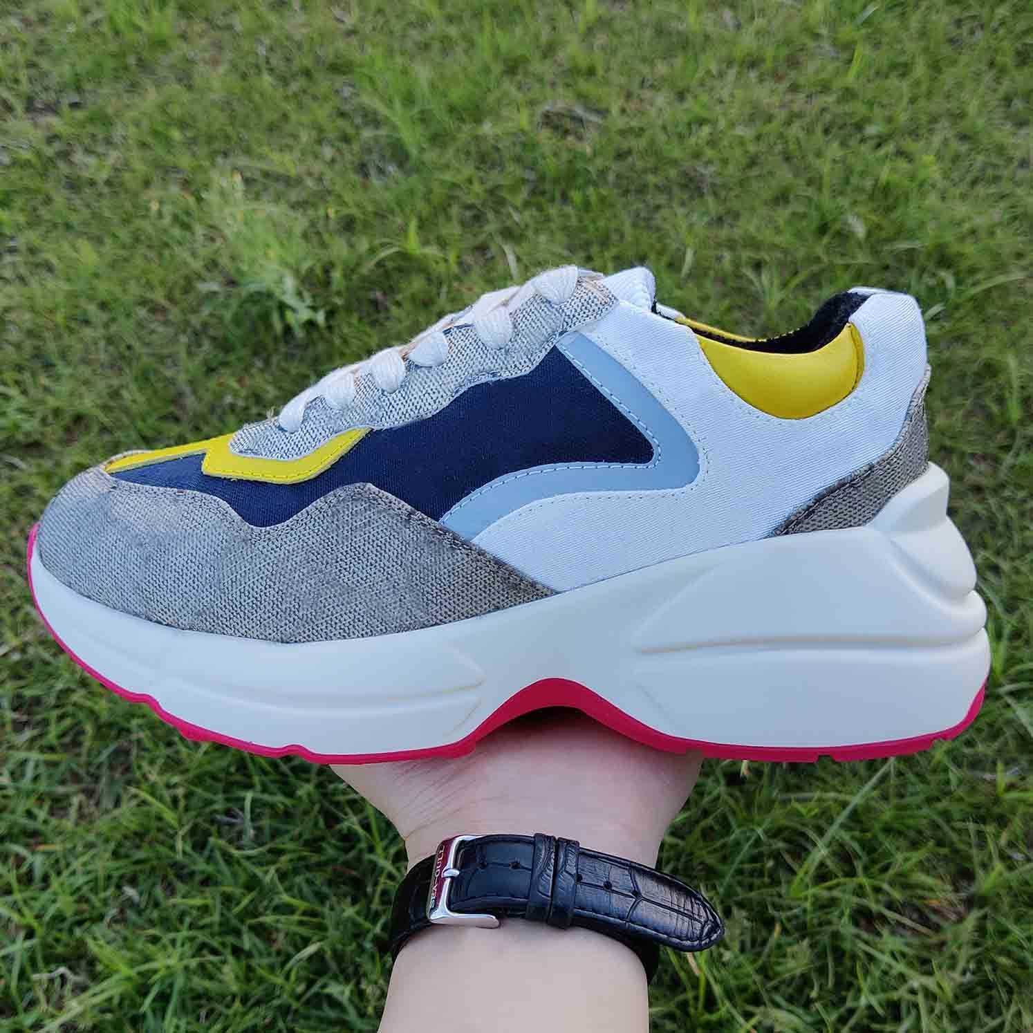 

shoes sneakers Men and Women Thick soled Sneaker brand real leather Luxury Designer Chaussures comfortable casuals fashion