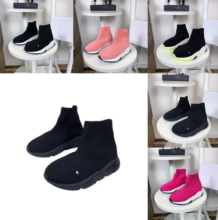 

Designer Children Outdoor Athletic Shoes Spring And Autumn Casual Wear-Resistant Soft Flat Bottom Breathable Unisex Girls Boys Knit High Shoes, 01