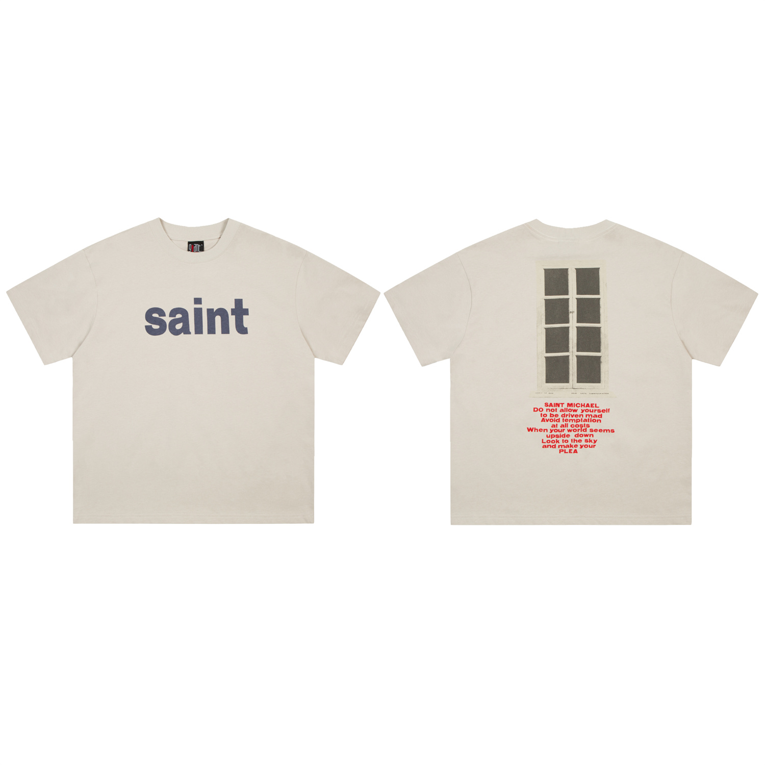 

Print Vintage short sleeve high street loose casual men's and women's cotton T-shirt