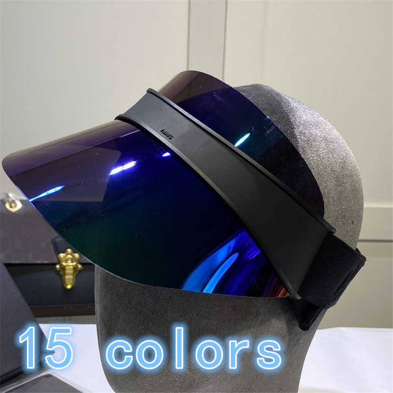 

Fashion Women Designer Visor Empty Baseball Caps Summer Casquette Luxury Mens Bucket Hats Womens Visors Hat Beanies Elastic Webbing Sunhat