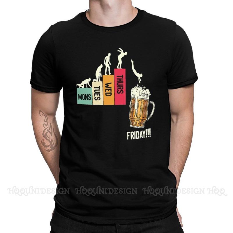 

Men' T-Shirts Men T Shirts Beer Weekend So Ready For The Vacation Funny Tee Shirt Mon Tues Wed Thurs Friday Short Sleeve T-Shirt Pure Cotto, Green-color1