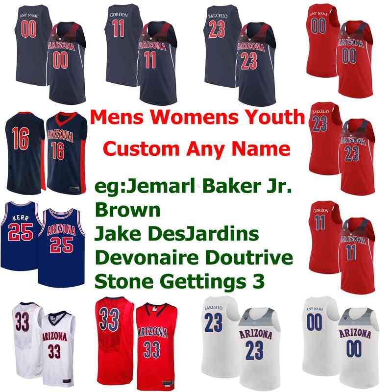 

rare Arizona Wildcats Jerseys Josh Green Jersey Max Hazzard Chase Jeter Kory Jones Brown Ira Lee College Basketball Jerseys Custom Stitched, Youth black