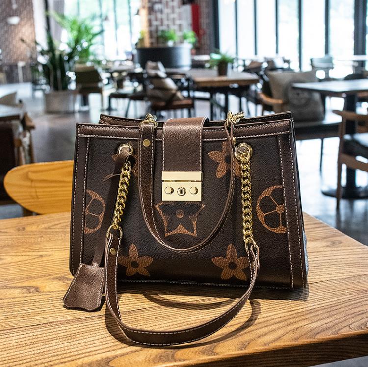 

Fashion Print Bags Vintage Shoulder Bag Ladies Casual Large Capacity Totes