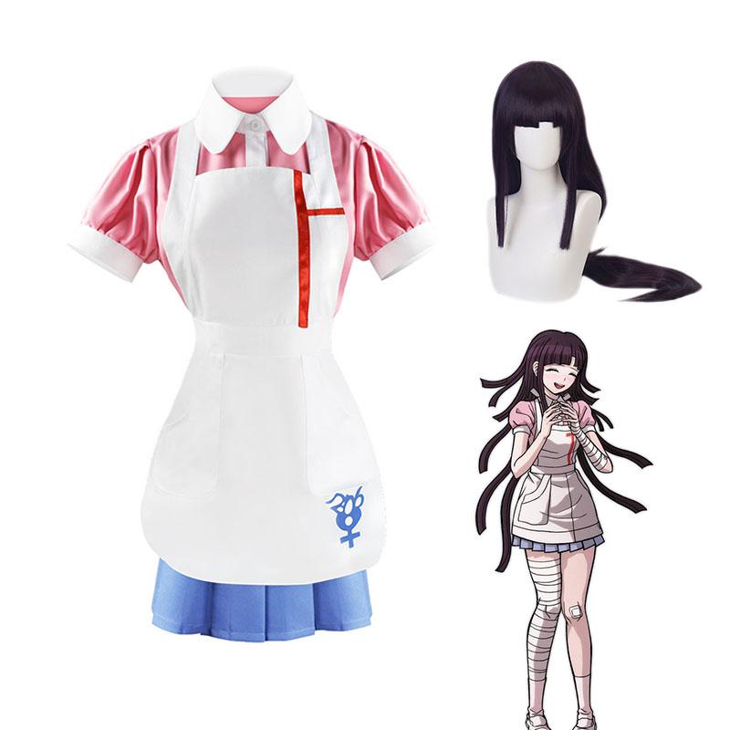 

Men's Tracksuits Anime Danganronpa Cosplay Costume Uniform Skirt Mikan Tsumiki Maid Halloween CostumesMen's Men'sMen's, Style2