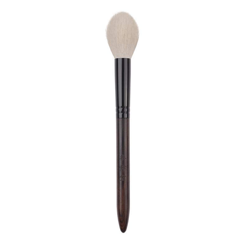 

Makeup Brushes Z183s Professional Handmade Soft Saikoho Goat Hair Round Highlighter Brush Ebony Handle Make Up BrushMakeup