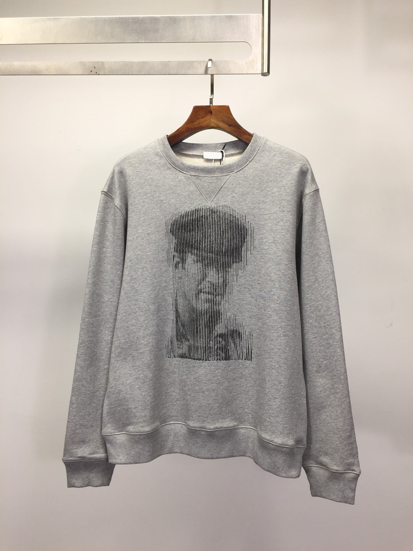 

Men's Plus Size Hoodies & Sweatshirts Round neck embroidered and printed polar style summer wear with street pure cotton wd3