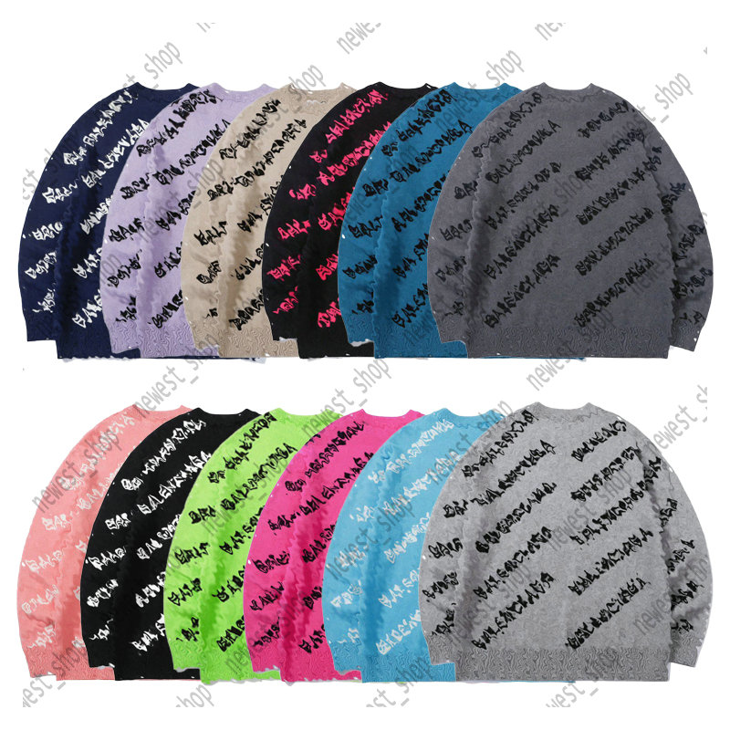 

mix style designer autumn luxury mens sweater clothing pullover slim fit casual sweatshirt color classic letter print Male fashion woollen woolly jumper