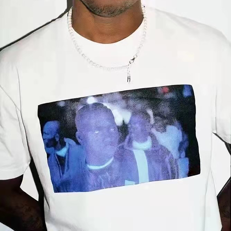 

22SS America Eats Its Young Box Letter Tee Signed Jointly Summer Simple Short Sleeve Fashion Casual Breathable Men Women Couples High Street T-shirts TJTXAM001, Black