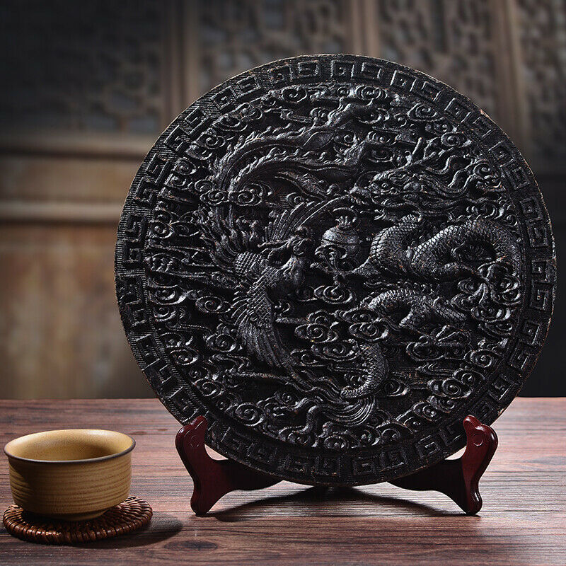 

Aged Wuyi Mountains Da Hong Pao Black Tea Cake Dragon Phenix Big Red Robe Tea
