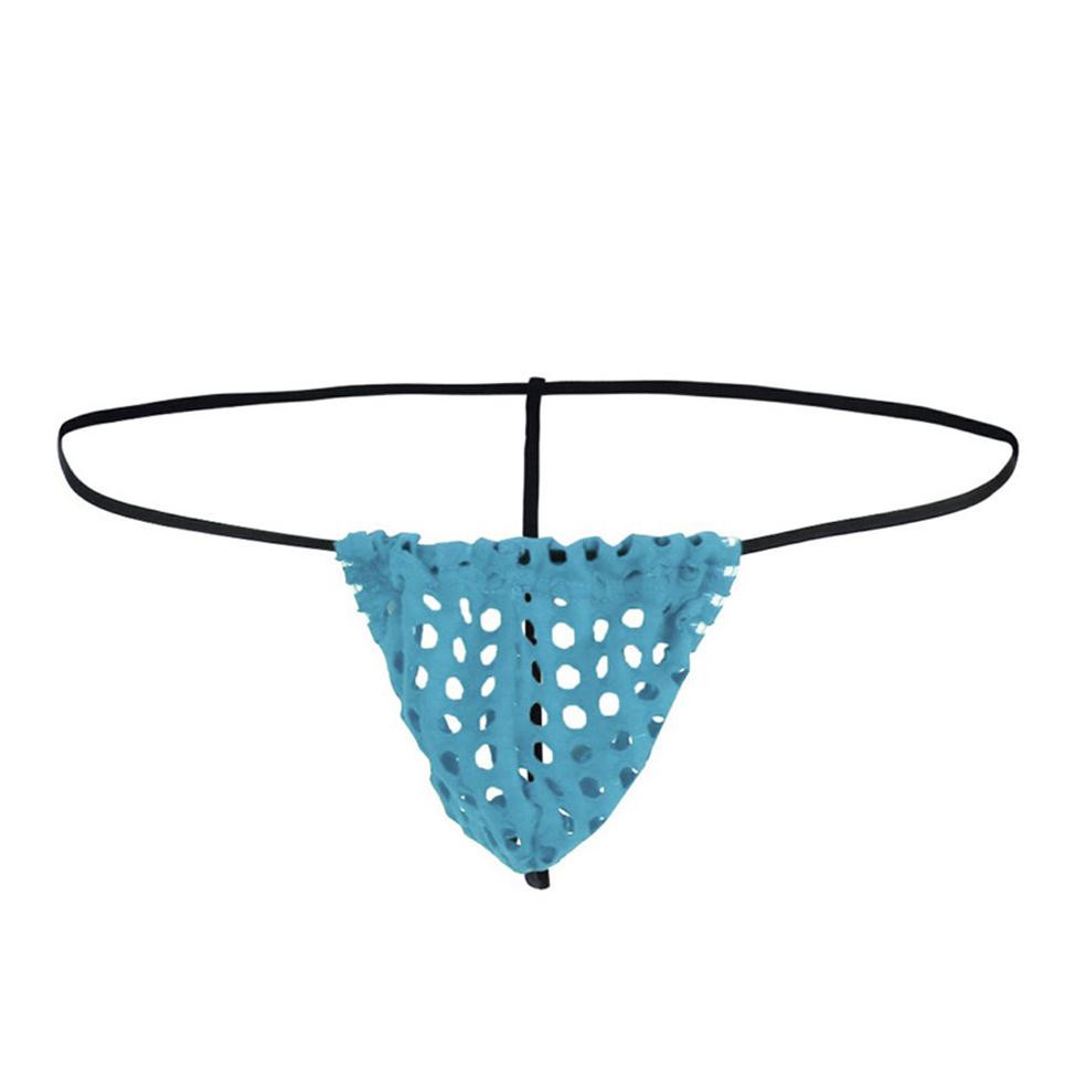 

3Pieces/Lot Men Jockstrap Gay Pouch Underwear Mesh Fishnet G String Bikini Sexy Hollow Out Thongs See Through Male Tanga Erotic Ho242H, Black
