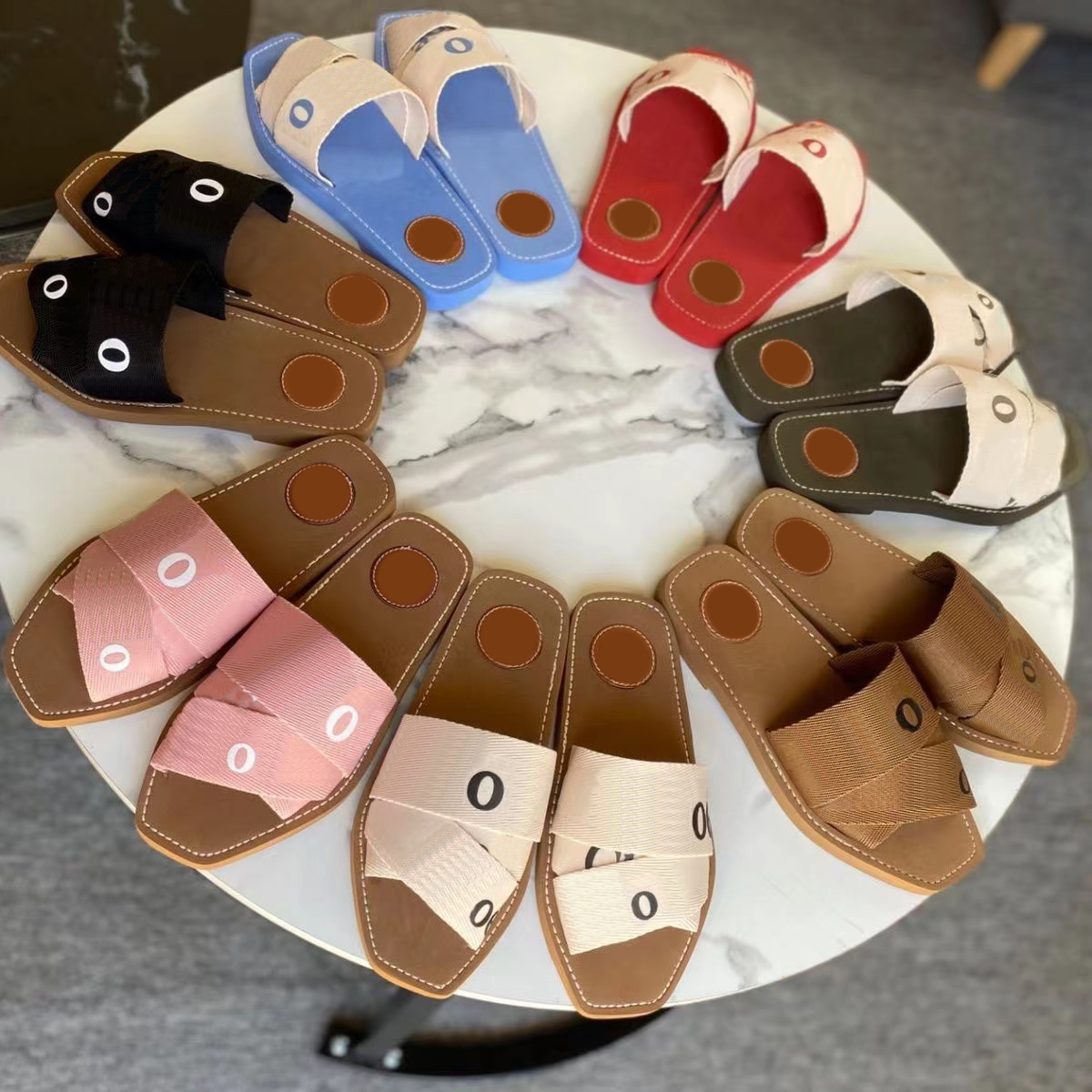 

Women Slip-On Slipper Sandals Flat Woody Flat Mule Desert Sand Black White Outdoor Multiple Styles Men Slipper Slider Sandal Wear Size 35-47, 13