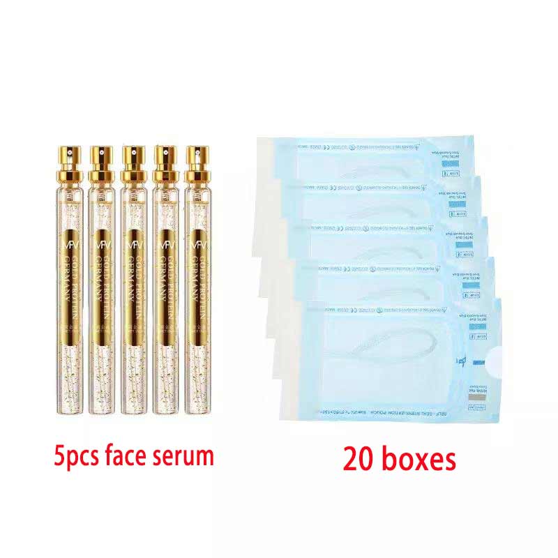 

For Mesotherapy Gun 5 Bottles Face Lift Thread Facial Filler with 20 boxes Set Collagen Protein Silk Fibroin Line Carving Anti Aging Essence