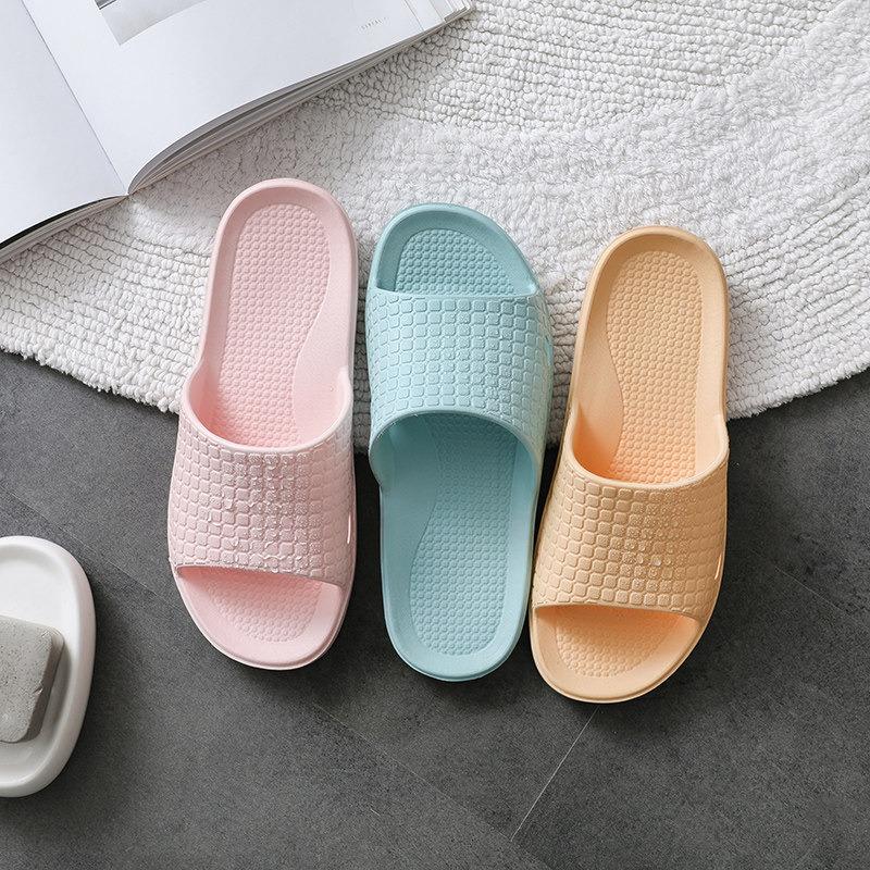 

Slippers Home Shower EVA Hole Leaking Women Bathroom Shoes 2022 Anti-slip Summer Indoor Men Household Bath Sandals, C-5