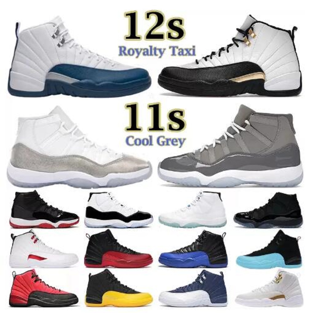 

12 13 Mens Basketball Shoes 12s Stealth UNC Hyper Royal Black Taxi Playoffs Royalty 13s French University Brave Blue Obsidian Del Sol Men Trainers Sport Sneakers, # 24
