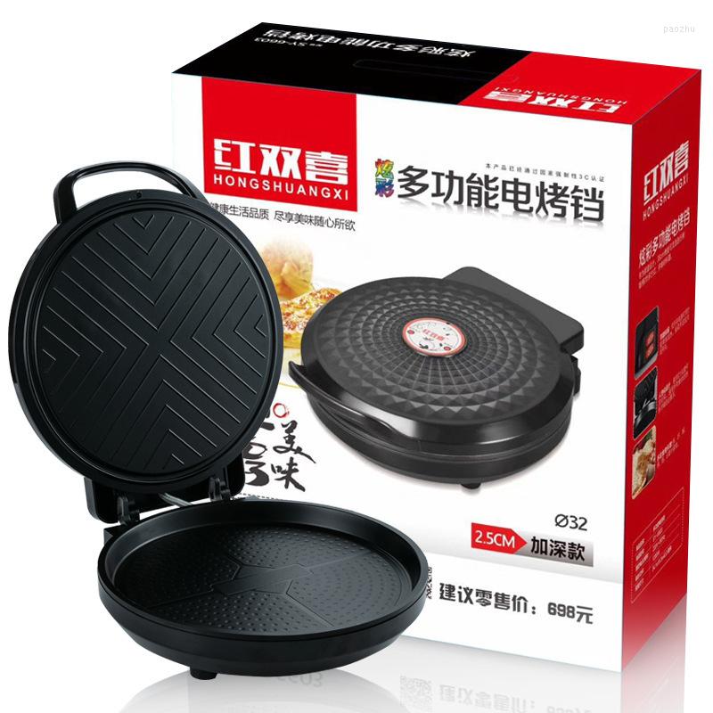 

Bread Makers Electric Baking Pan Double-sided Heating Suspension Type Crepe Maker Skillet Pancake Machine Pie Pizza GriddleBread