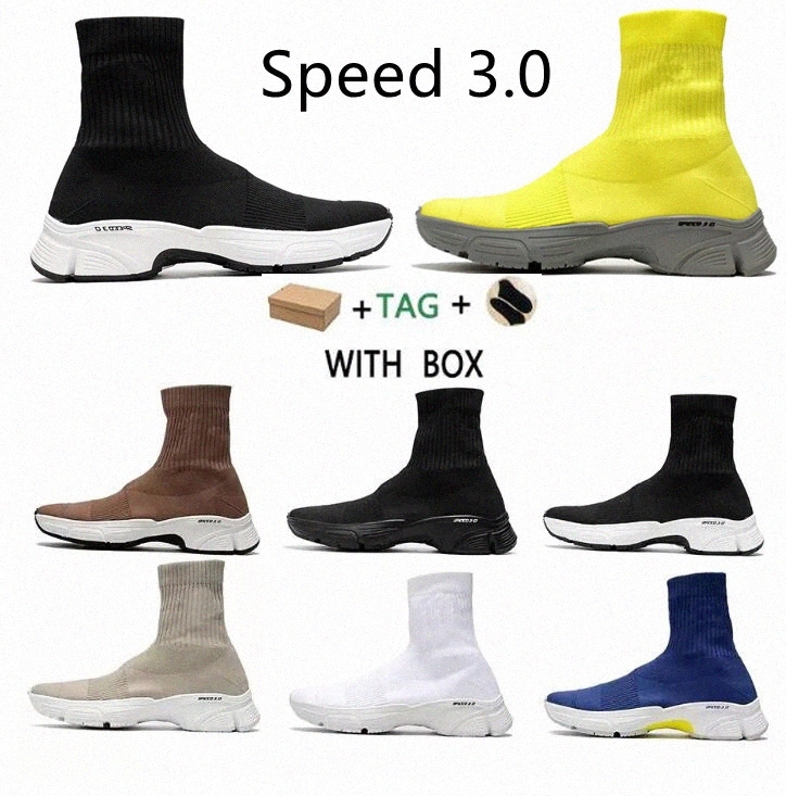 

2022 Newest speed trainer Sock 3.0 casual Shoes Walking BB Original Paris men womens Black White Yellow Lace Socks Sports Sneakers platform Boots L7XO#, I need look other product