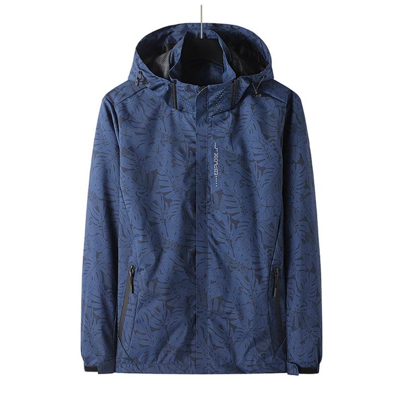 

Men's Jackets Man Black Windbreaker Windproof Waterproof For 2022 Spring Autumn Zip Up Print Jacket Men's Bomber Clothes OverSize 7XL 8X, 78820 2