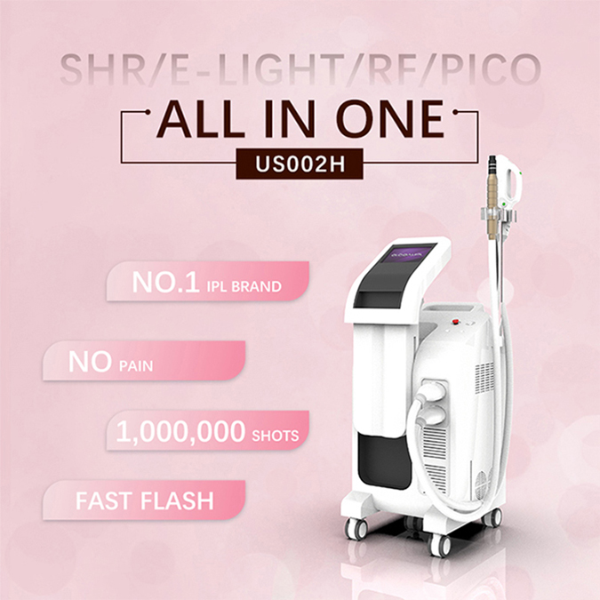 High quality Opt IPL Shr YAG Laser Elight Beauty Equipment for Hair Removal Tattoo Removal