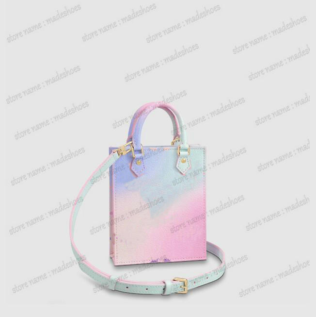 

2022SS Special Edition PETIT SAC PLAT Tote Mini Sunrise Pastel Shouder Bag M81341 Spring in the City Designer Womens Handbag Luxurys Colorful CrossBody Purse Wallet