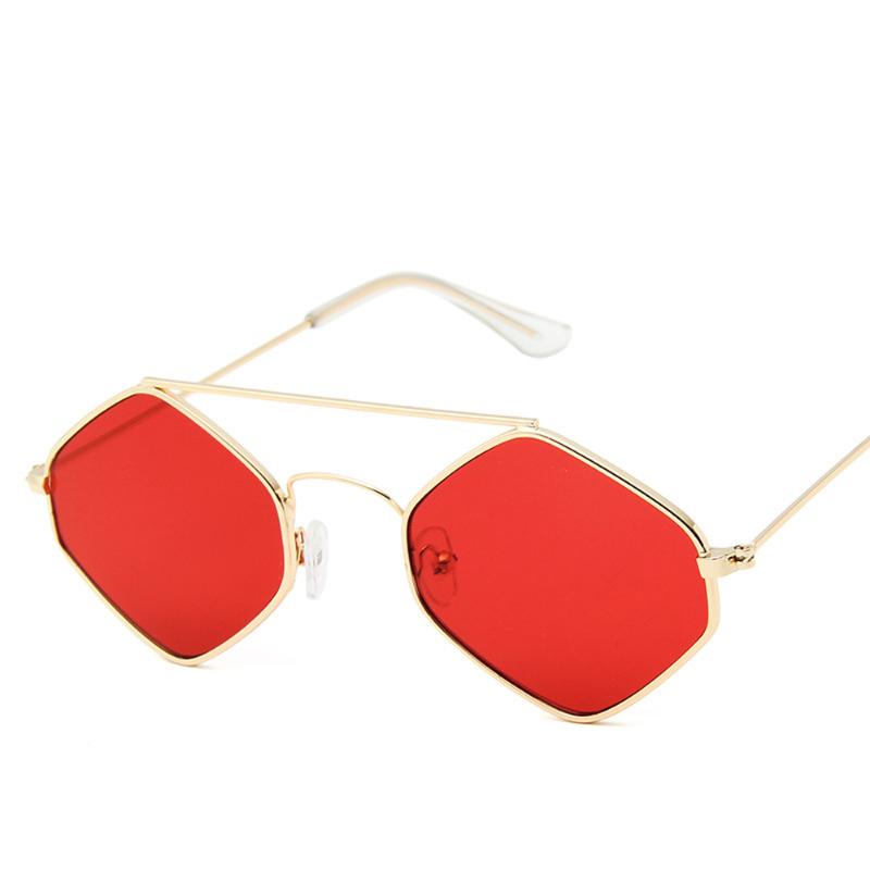

Sunglasses MUSELIFE Polygonal Women Driving Sun Glasses Men Clear Color Summer Accessories