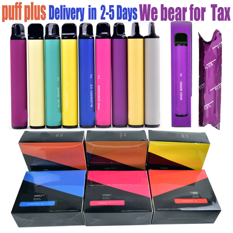 

Puff Bar Plus 800 Puffs E Cigarette Disposable Vape Device 3.2ml Pod With Security Sticker