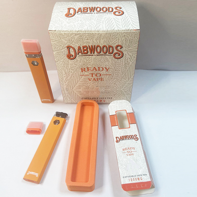 

DABWOODS Disposable Vape Pen Rechargeable Battery 1ml Starter Kit Vapes Cartridges Empty Oil Carts