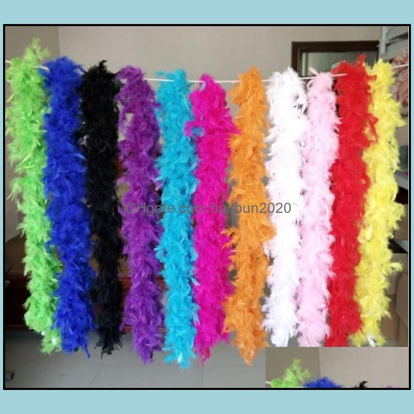 

Other Event Party Supplies Festive Home Garden Drop Delivery 2021 Turkey Large Chandelle Marabou Feather Boa Wedding Ceremony Boas White K