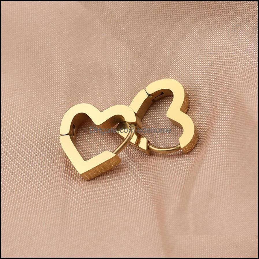 

Ear Cuff Earrings Jewelry Fashion Geometric Heart Square Hexagon Stainless Steel Clip For Women Drop Delivery 2021 Lgick